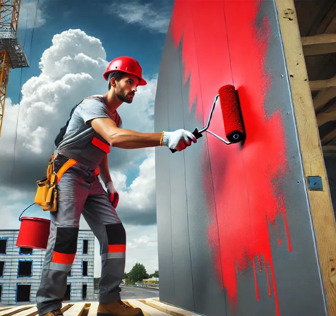 Exterior Cladding Red