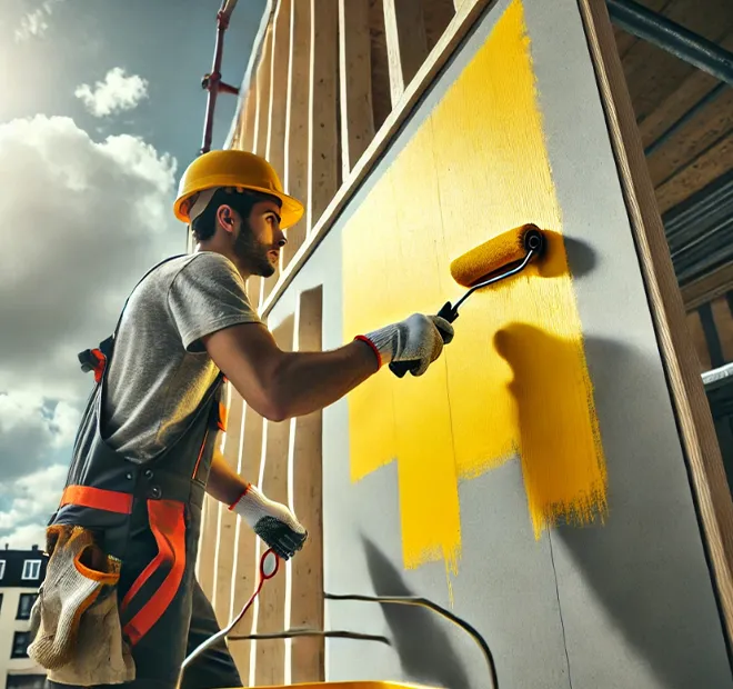 Exterior Cladding Yellow